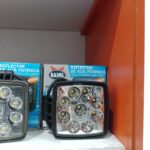 FARO RECTANG-UNIVER-103 X 119 X 43 AZUL- ALTA POTENCIA 120W - BIVOLTAJE - LUZ CONCENT