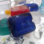 LENTE LATERAL CUADRADO AZUL